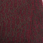 Fendi Wool Fringe Scarf Shawl Brown Bordeaux