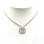 Gucci Interlocking G Silver Necklace