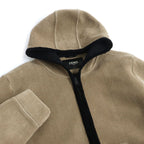 Fendi Corduroy Hoodie Jogger Pants Set Beige 46
