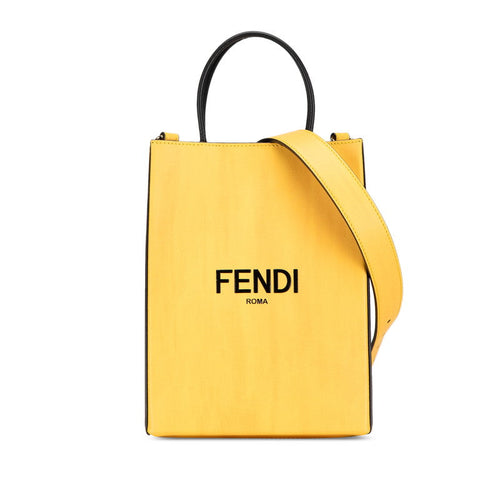 Fendi Leather Small Shopping Bag 7VA512