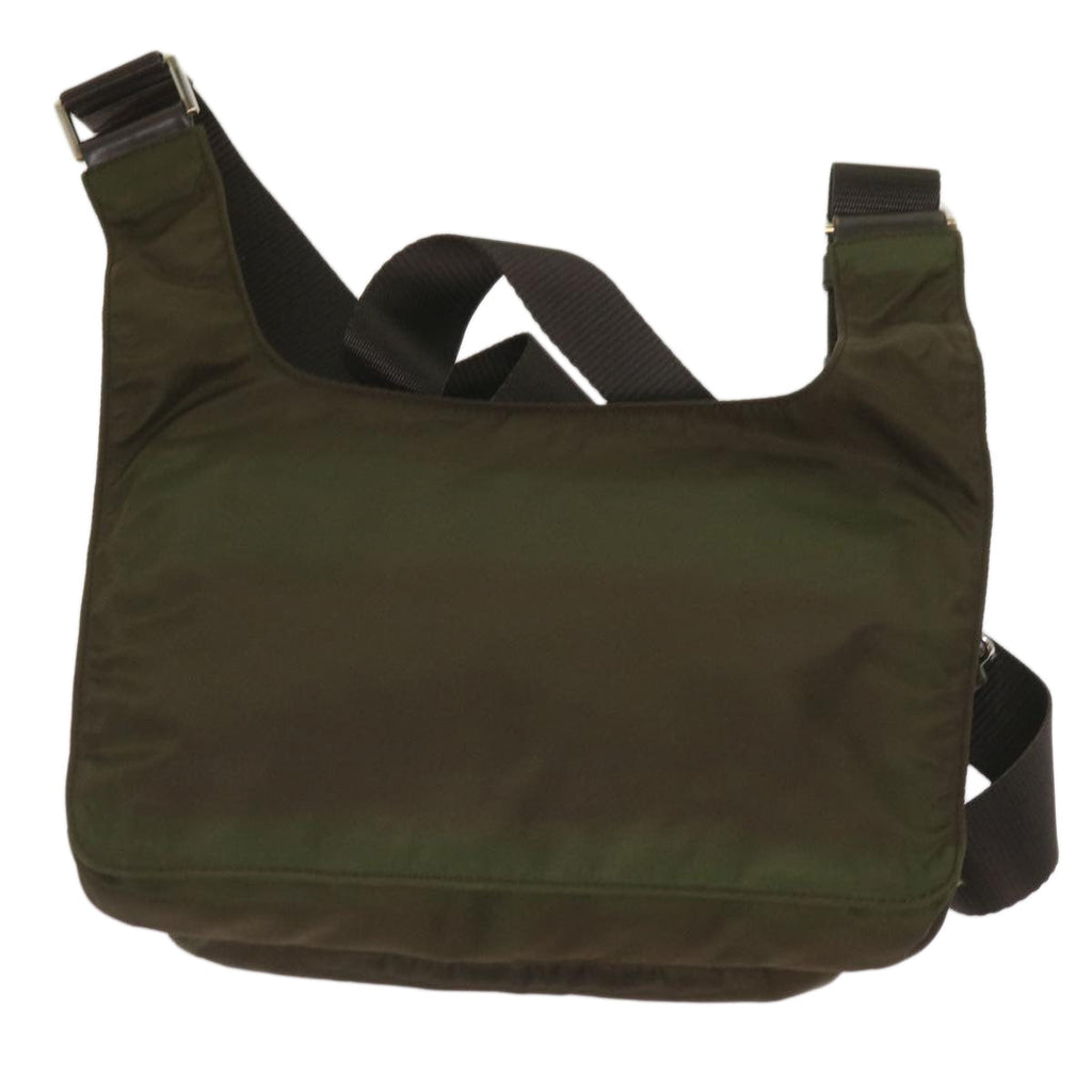 PRADA Shoulder Bag Nylon Khaki  tb1041