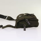 PRADA Shoulder Bag Nylon Khaki  tb1041