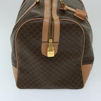 CELINE Macadam Canvas Boston Bag PVC Brown  tb1060