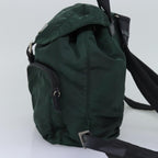 PRADA Backpack Nylon Khaki tb1085