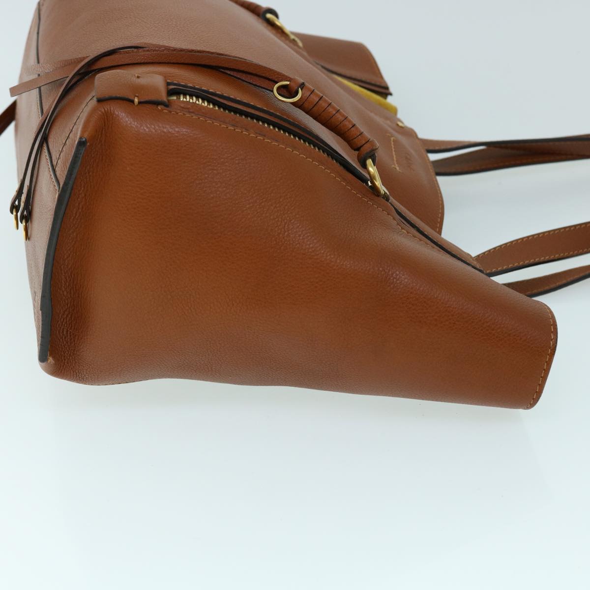 Chloe Milo Shoulder Bag Leather Brown tb881