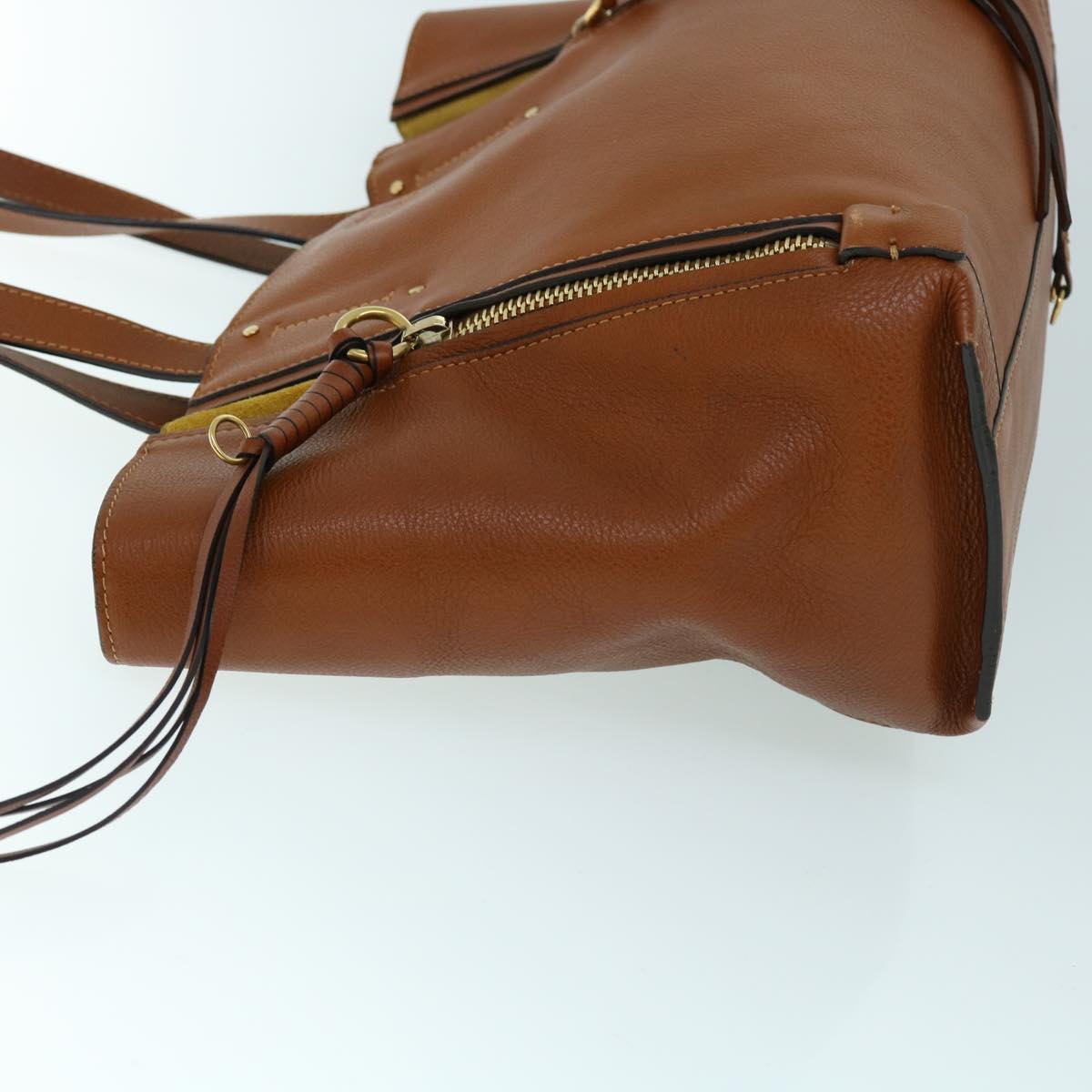 Chloe Milo Shoulder Bag Leather Brown tb881
