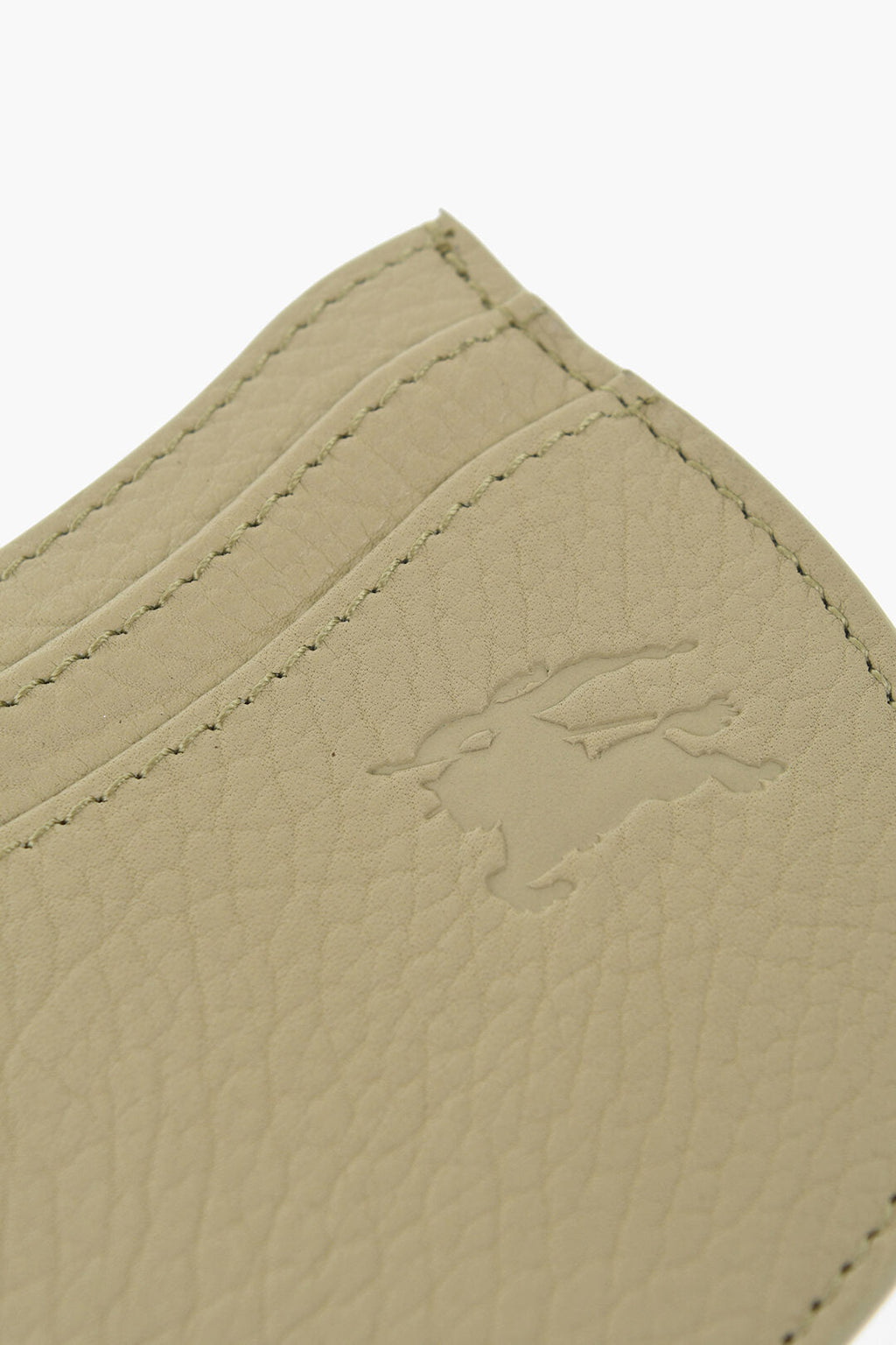Burberry Textured Leather ROCKING HORSE Card Holder