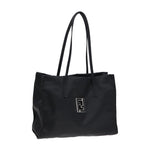 FENDI Tote Bag Nylon Black Silverth5238