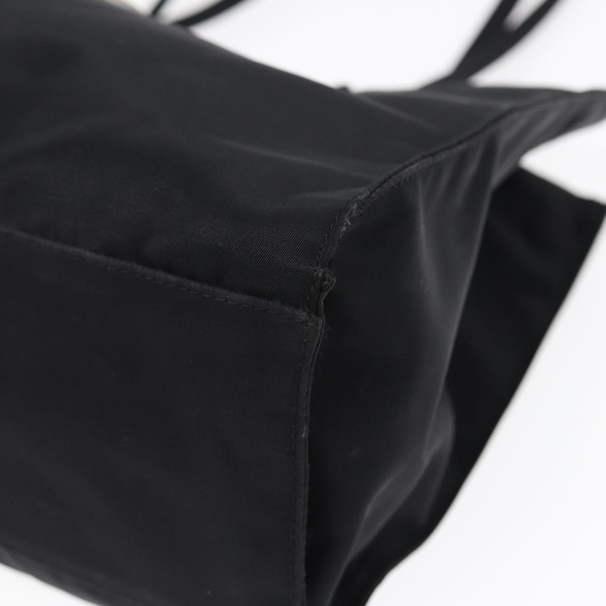 FENDI Tote Bag Nylon Black Silverth5238