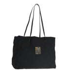 FENDI Zucca Canvas Tote Bag Silver Blackth5496