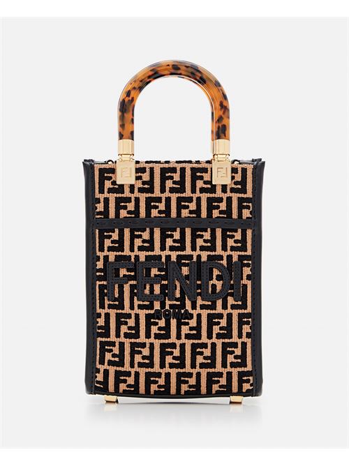 Fendi Women Fendi Sunshine Rafia Mini Bag