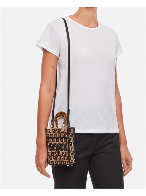 Fendi Women Fendi Sunshine Rafia Mini Bag