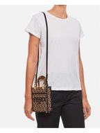 Fendi Women Fendi Sunshine Rafia Mini Bag