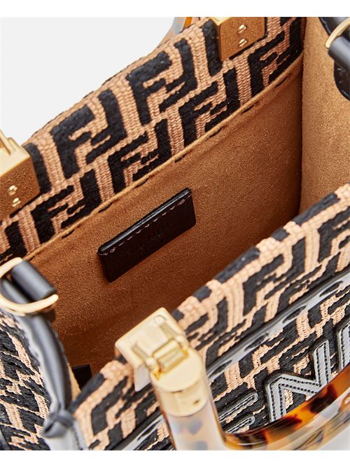 Fendi Women Fendi Sunshine Rafia Mini Bag