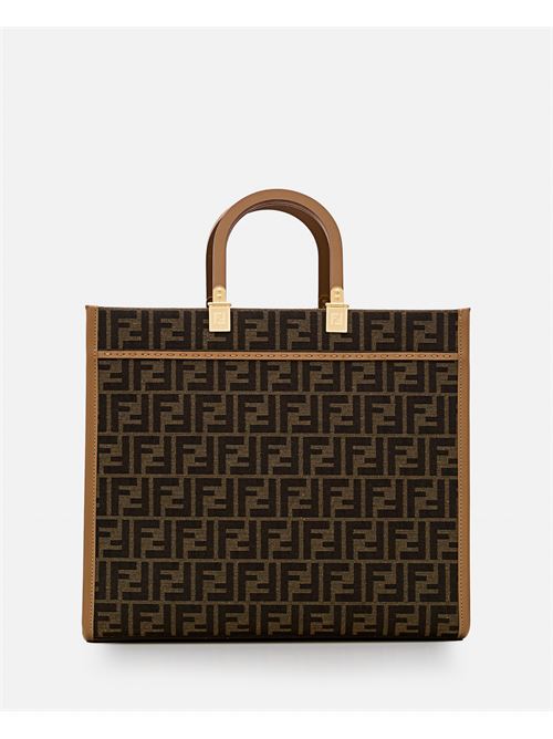 Fendi Women Fendi Sunshine Jacquard Tote Bag