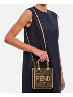 Fendi Women Mini Sunshine Jacquard Bag