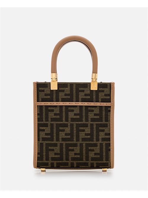 Fendi Women Mini Sunshine Jacquard Bag