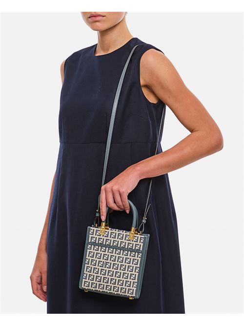 Fendi Women Mini Sunshine Jacquard Bag