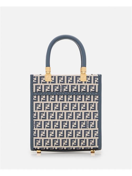 Fendi Women Mini Sunshine Jacquard Bag