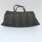 FENDI Pecan Canvas Tote Bag Coated Canvas Brown Blackti1269