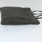 FENDI Pecan Canvas Tote Bag Coated Canvas Brown Blackti1269
