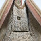 FENDI Zucchino Canvas Clutch Bag Coated Canvas Brownti1271