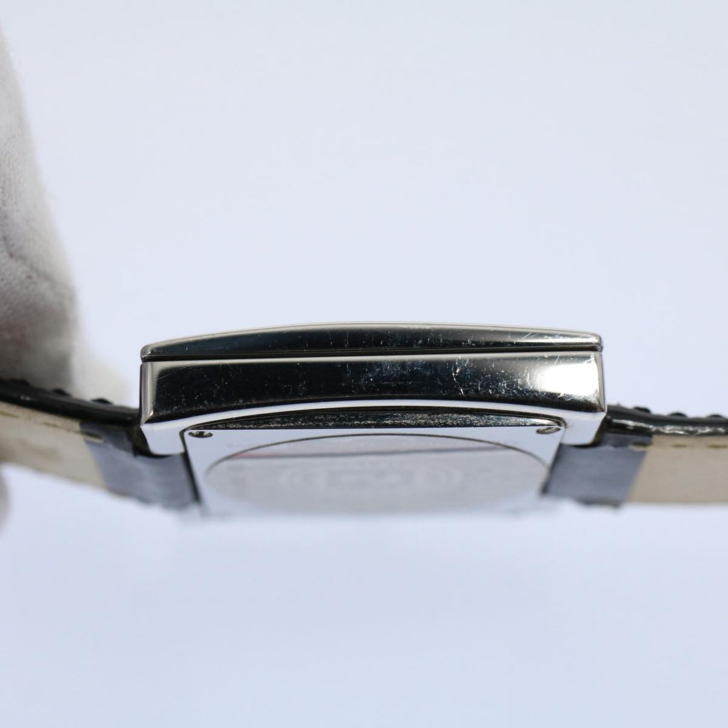 FENDI Watches Metal Enamel Black Silverti1346