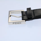FENDI Watches Metal Enamel Black Silverti1346