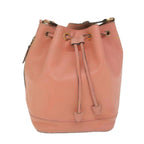 CELINE Shoulder Bag Leather Beige  ti1364