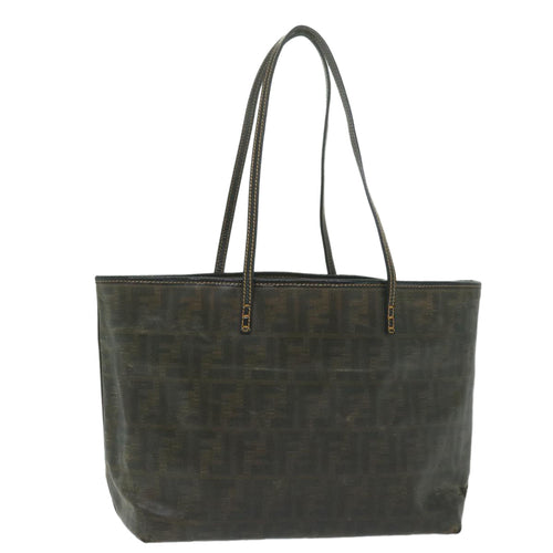 FENDI Zucca Canvas Tote Bag Brownti1394