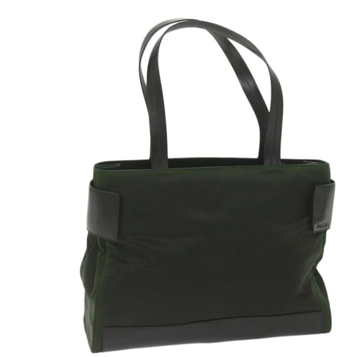 PRADA Tote Bag Nylon Green  ti1418