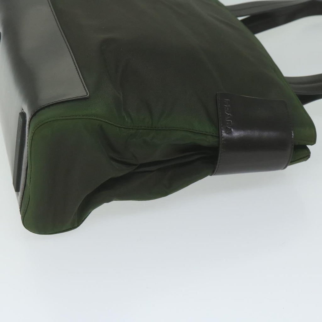 PRADA Tote Bag Nylon Green  ti1418