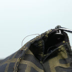 FENDI Zucca Canvas Pouch Black Brownti1419
