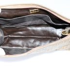 FENDI Zucca Canvas Shoulder Bag 2Set Brown Blackti1420