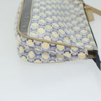 CELINE Macadam Canvas Accessory Pouch Blue  ti1422