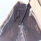 FENDI Zucchino Canvas Clutch Bag Brownti1424
