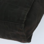 FENDI Zucca Canvas Shoulder Bag Blackti1473