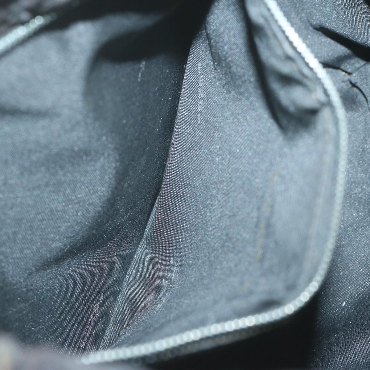 FENDI Zucca Canvas Shoulder Bag Blackti1473