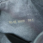 FENDI Zucca Canvas Shoulder Bag Blackti1473