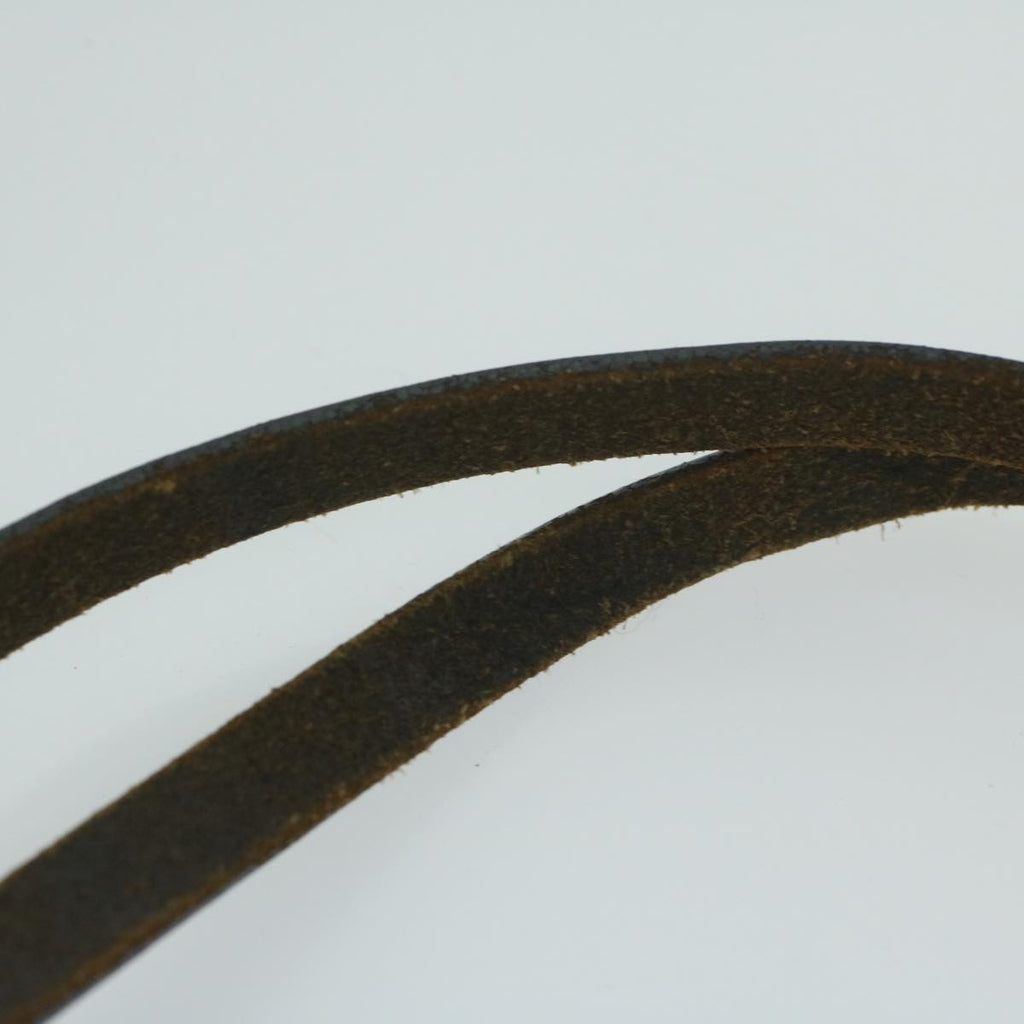 FENDI Zucca Canvas Shoulder Bag Blackti1473