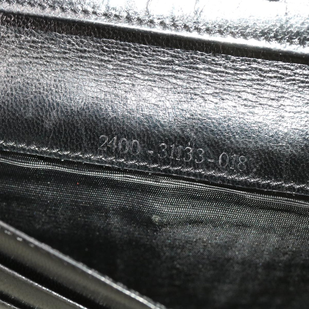 FENDI Zucchino Canvas Wallet 3Set Blackti1474