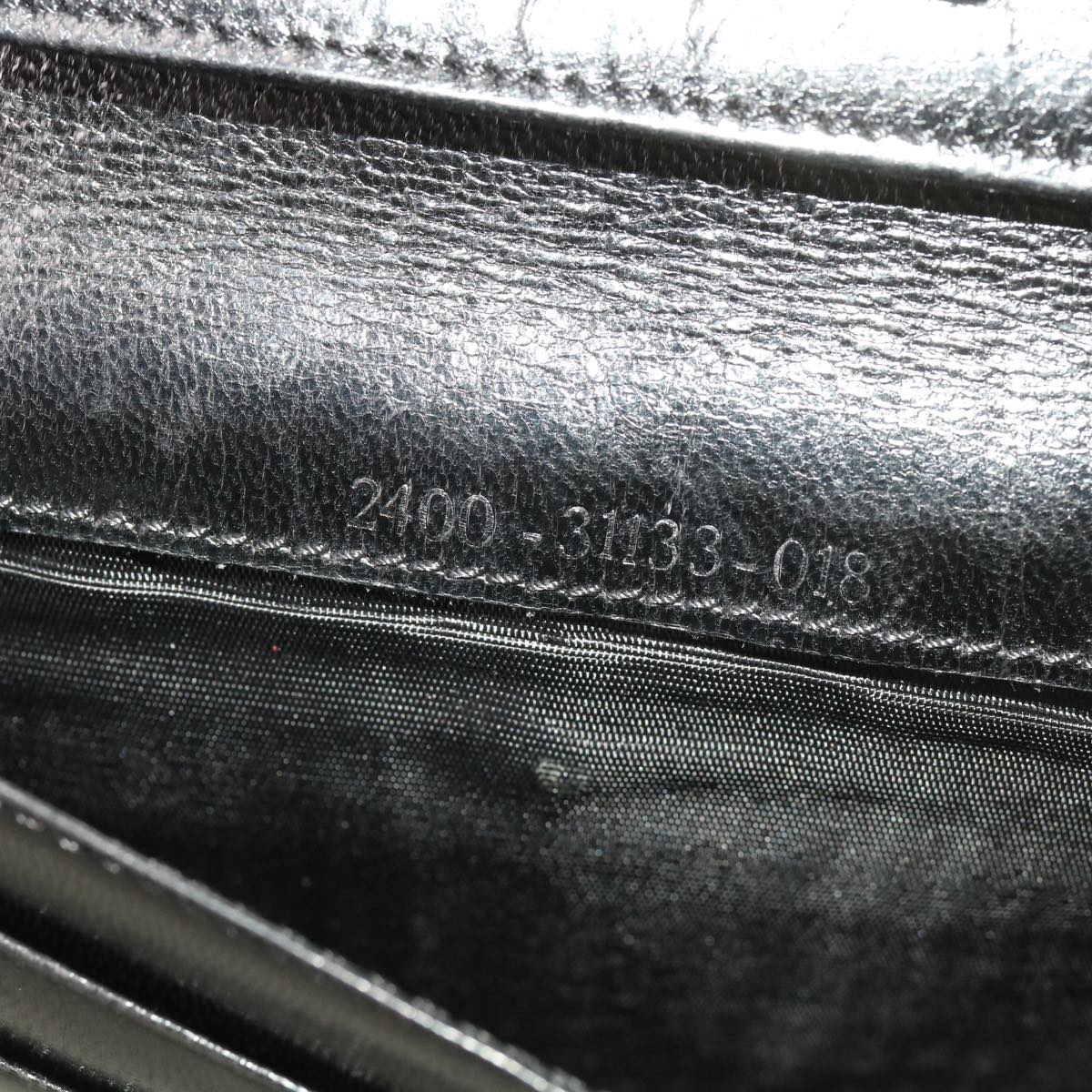 FENDI Zucchino Canvas Wallet 3Set Blackti1474