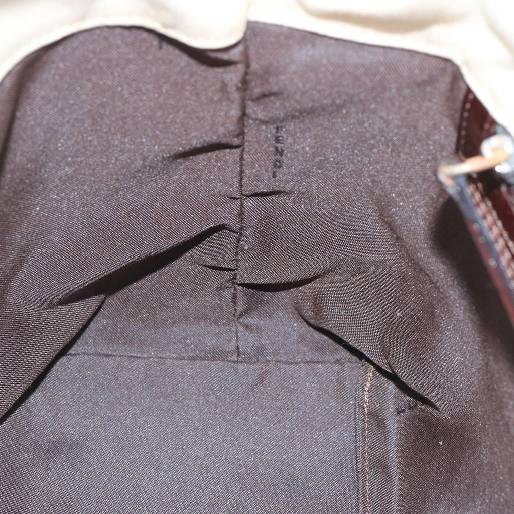 FENDI Tote Bag Canvas Beigeti1558
