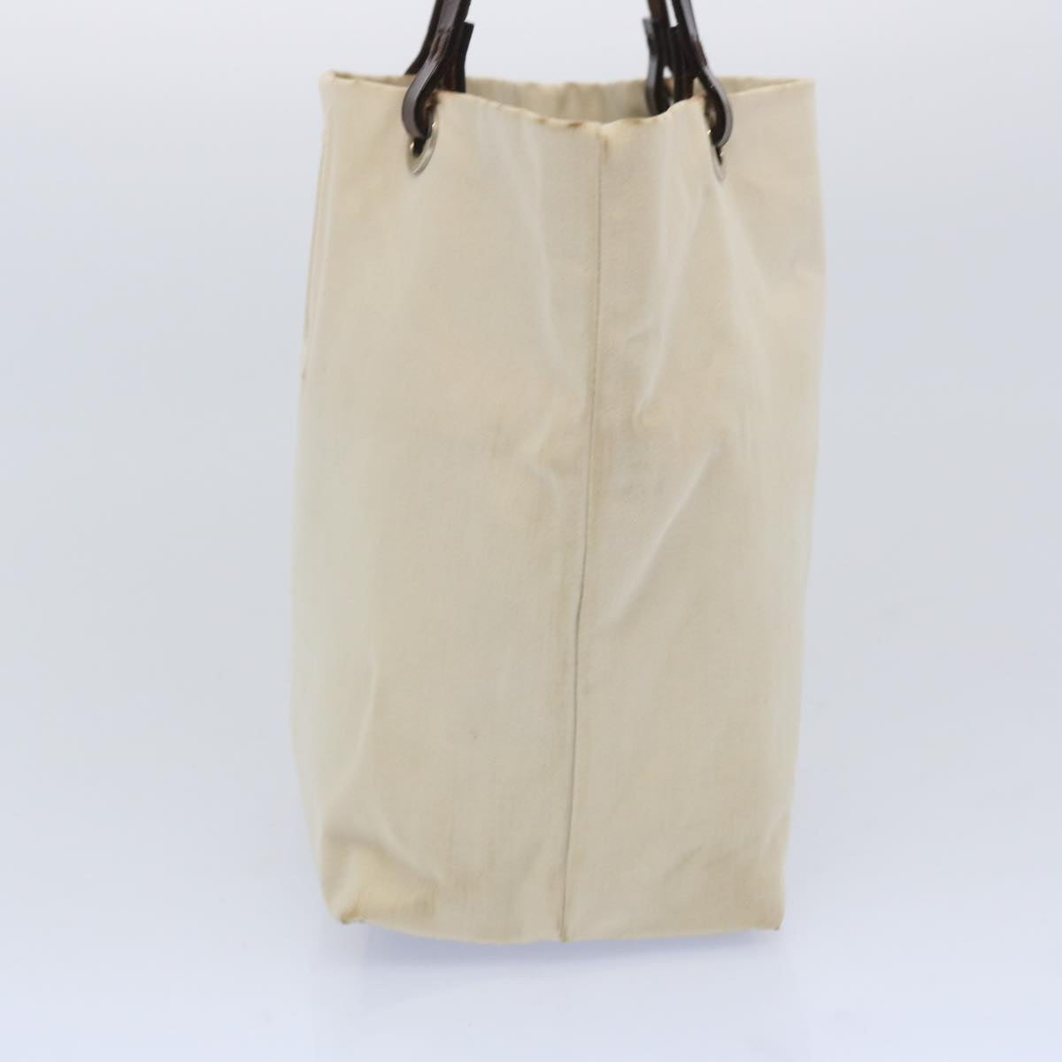 FENDI Tote Bag Canvas Beigeti1558