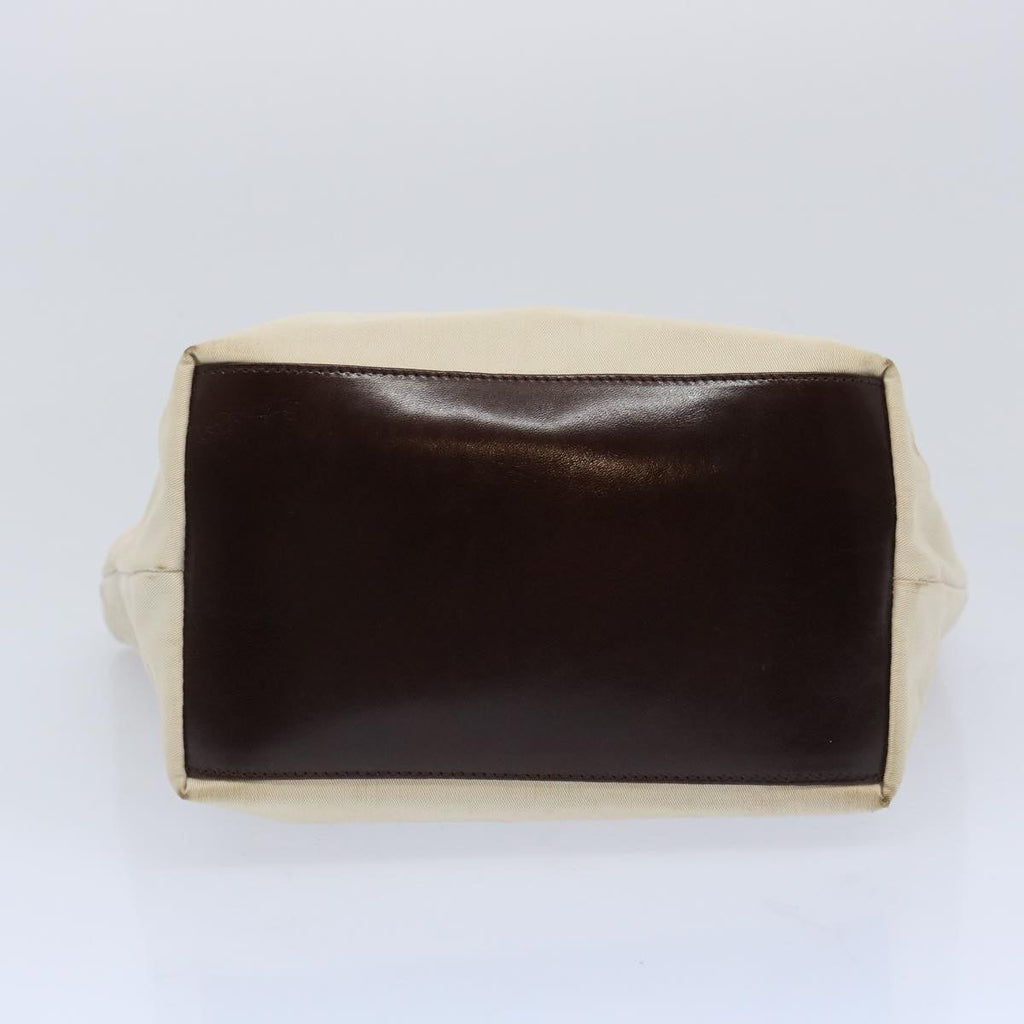 FENDI Tote Bag Canvas Beigeti1558