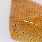 FENDI Tote Bag Patent leather Yellowti1601