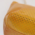 FENDI Tote Bag Patent leather Yellowti1601