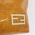 FENDI Tote Bag Patent leather Yellowti1601