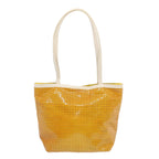 FENDI Tote Bag Patent leather Yellowti1601