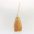 FENDI Tote Bag Patent leather Yellowti1601